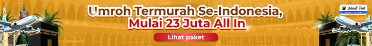Umroh termurah se-Indonesia mulai 23 Juta all in